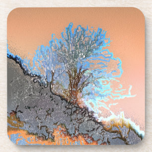 MOUNTAIN TREE BEVERAGE COASTER