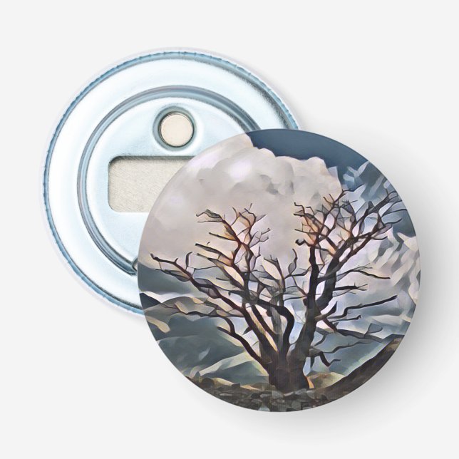 MOUNTAIN TREE    BOTTLE OPENER (Front)
