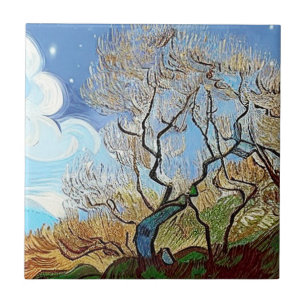 MOUNTAIN TREE CERAMIC TILE