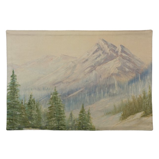 Mountain Tree Line Placemat (Front)