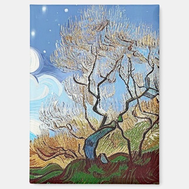  MOUNTAIN  TREE MAGNET (Front)