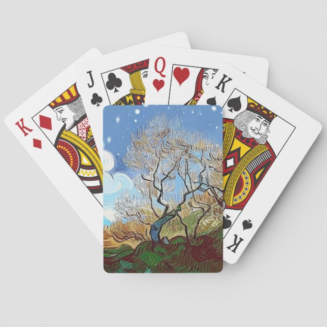  MOUNTAIN  TREE POKER CARDS (Back)