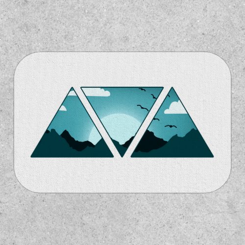 Mountain Triangles Patch