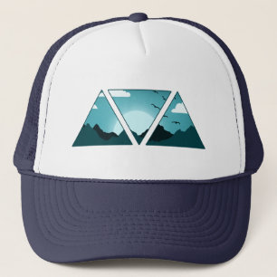 Mountain Triangles Trucker Hat
