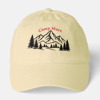 Mountain Trucker Hat, Outdoor Adventure Cap, Hikin Hat