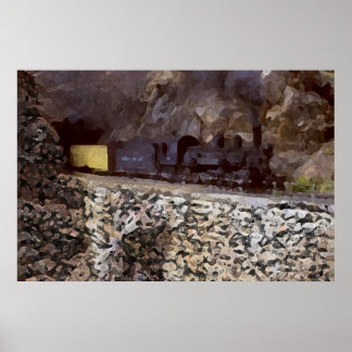 Mountain Tunnel Poster