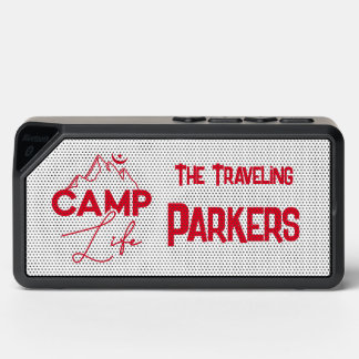 Mountain Typography The Traveling Name Bluetooth Speaker