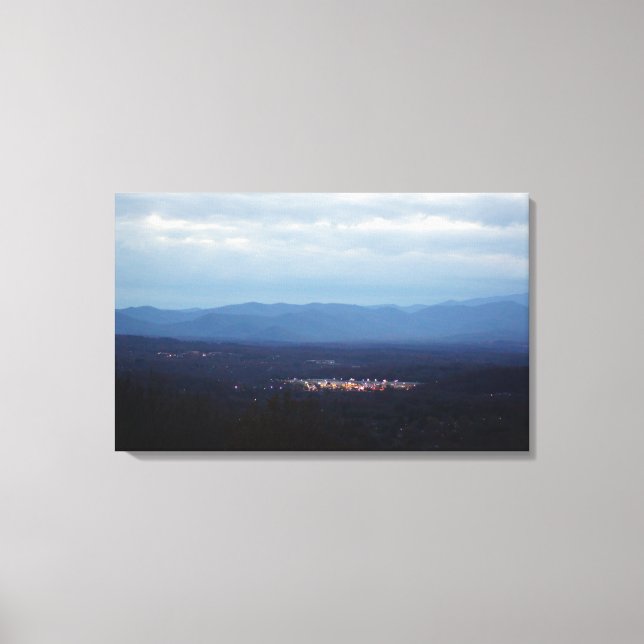 Mountain Valley Canvas Print (Front)