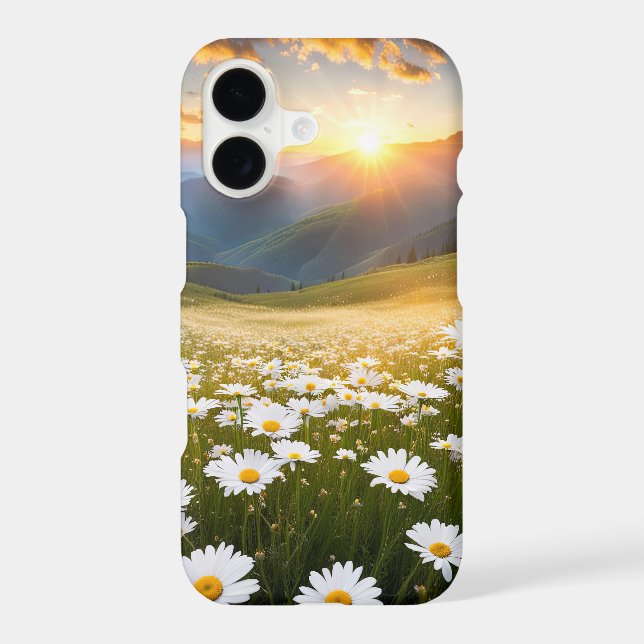 Mountain Valley Daisies iPhone Case (Back)