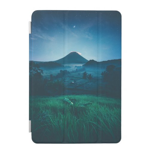 Mountain-valley-night-nature iPad Mini Cover