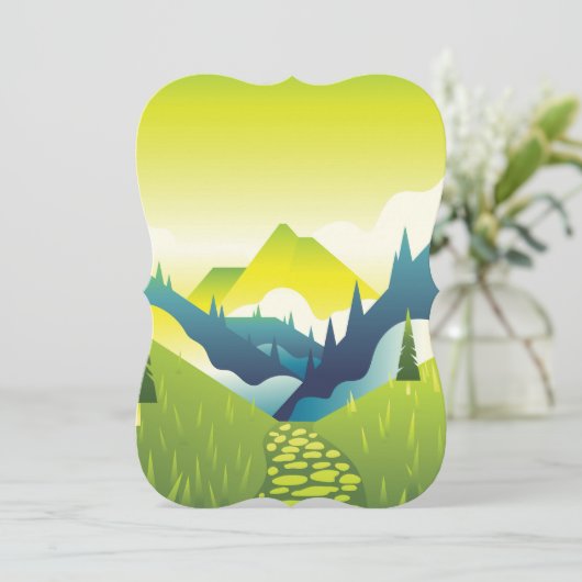 Mountain Valley Scenery (Standing Front)