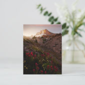 Mountain Valley Sunset Watercolor (Standing Front)