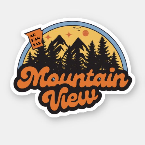 Mountain View Arkansas  Sticker
