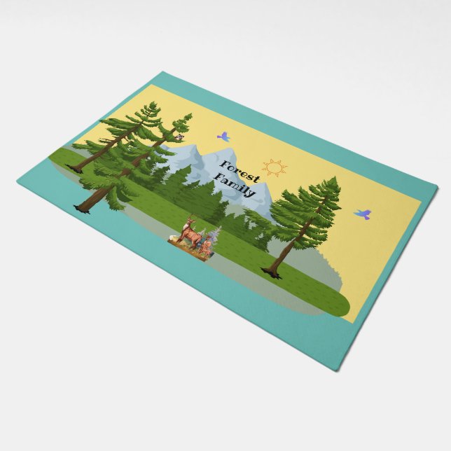 Mountain View  Doormat (Angled)