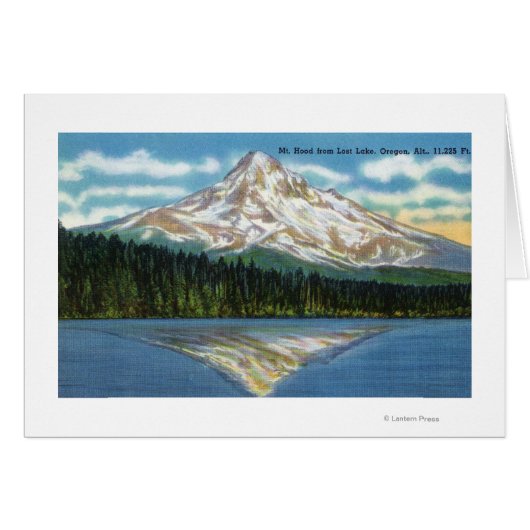 Mountain View from Lost Lake Cards (Front Horizontal)