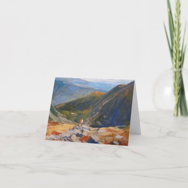 "Mountain View" Greeting Card (Front)