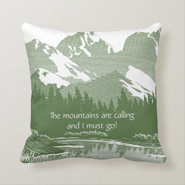 Mountain View Pillow