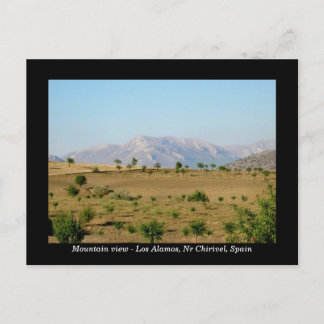 Mountain view postcard - Chirivel Almeria Spain