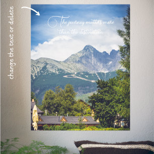 Mountain view poster