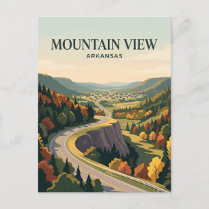 Mountain View USA Postcard