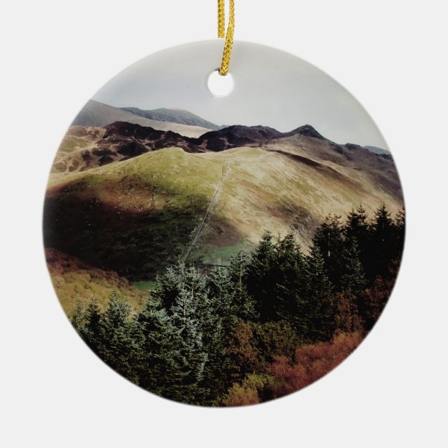 MOUNTAIN VIEWS OF WALES CERAMIC ORNAMENT (Front)