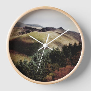 MOUNTAIN VIEWS OF WALES CLOCK
