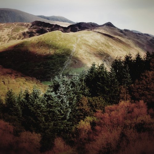 MOUNTAIN VIEWS OF WALES FAUX CANVAS PRINT