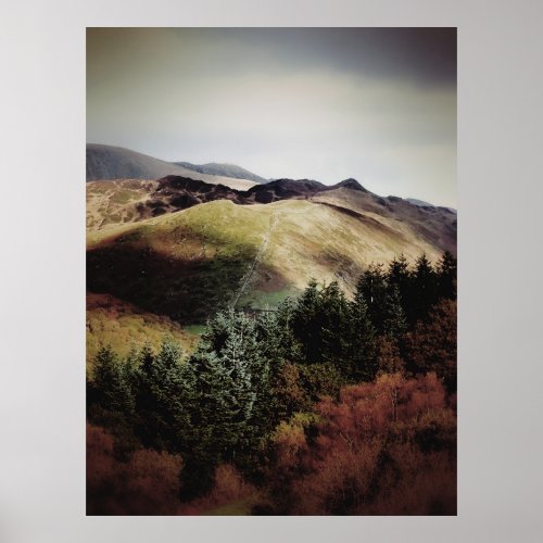 MOUNTAIN VIEWS OF WALES POSTER