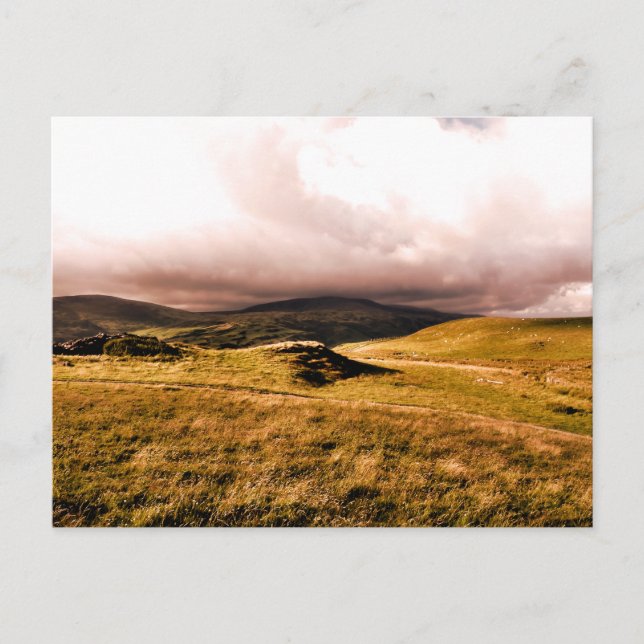 MOUNTAIN VIEWS, WALES POSTCARD (Front)