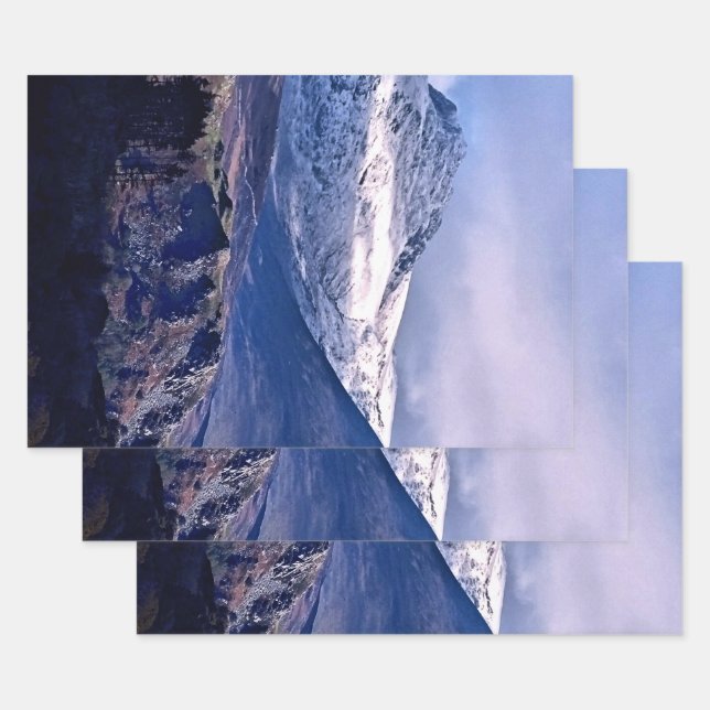 MOUNTAIN VIEWS WRAPPING PAPER SHEETS (Set)
