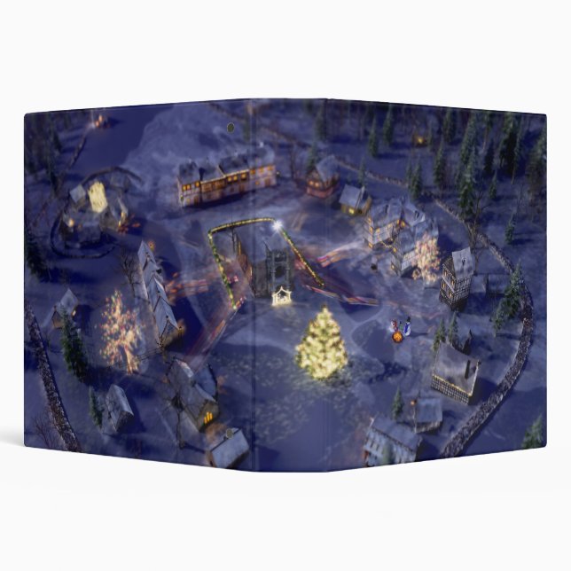 Mountain Village Christmas Binder (Background)