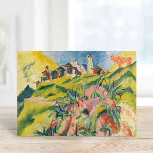 Mountain Village  Ernst Ludwig Kirchner Card
