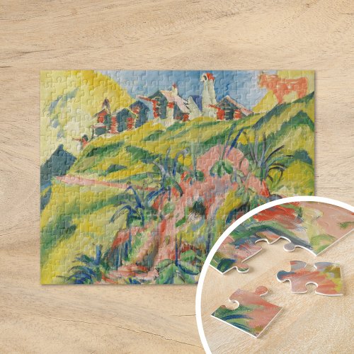 Mountain Village  Ernst Ludwig Kirchner Jigsaw Puzzle