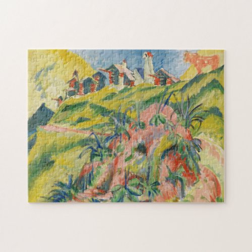 Mountain Village  Ernst Ludwig Kirchner Jigsaw Puzzle