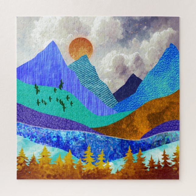 Mountain Vista Jigsaw Puzzle (Vertical)