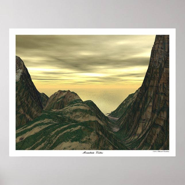 Mountain Vistas Poster (Front)