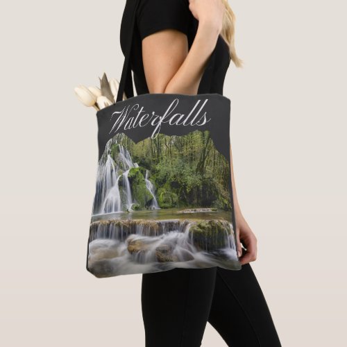  Mountain Waterfall Tote Bag