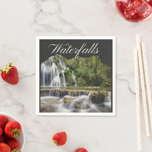 Mountain Waterfalls Travel Napkins (Insitu)