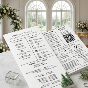 Mountain Wedding Infographic Program