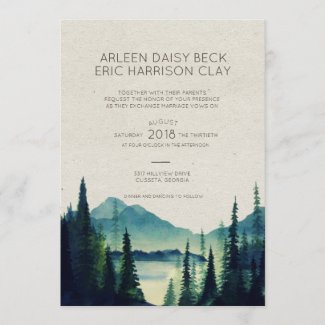 Mountain Wedding/Party Invitation