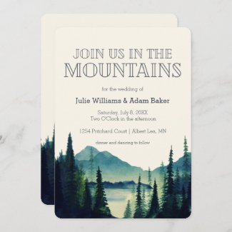 Mountain Wedding/Party Invitation