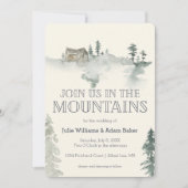 Mountain Wedding/Party Invitation (Front)