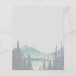 Mountain Wedding   Personalized Stationery