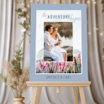 Mountain Wedding The Adventure Begins Welcome Sign