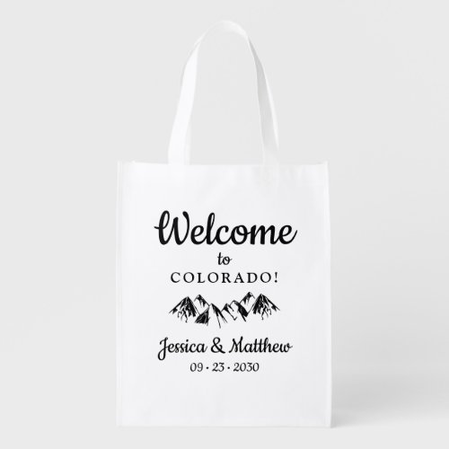 Mountain Wedding Welcome Bag