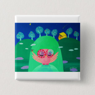 Mountain Whispers Pinback Button