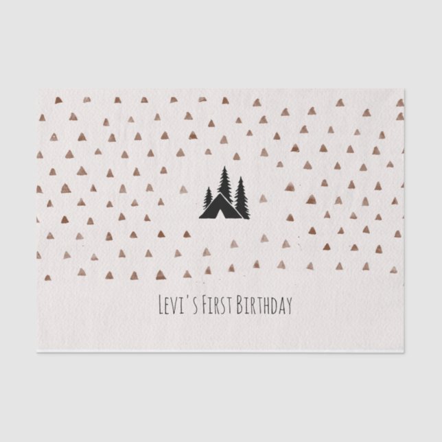 Mountain Wild One Tissue Paper (Front)