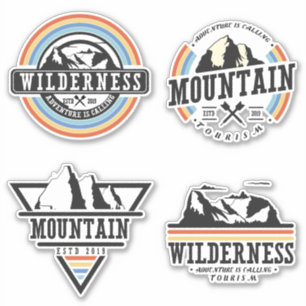 Mountain Wilderness Badge Sticker