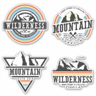Mountain Wilderness Badge Sticker