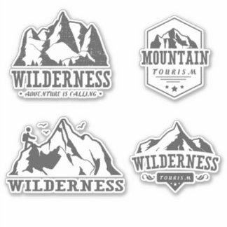 Mountain Wilderness Emblem Sticker